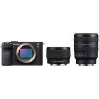 Sony Alpha 7C II schwarz mit FE 28-60mm F4-5.6 und FE 16-25mm F2.8 G