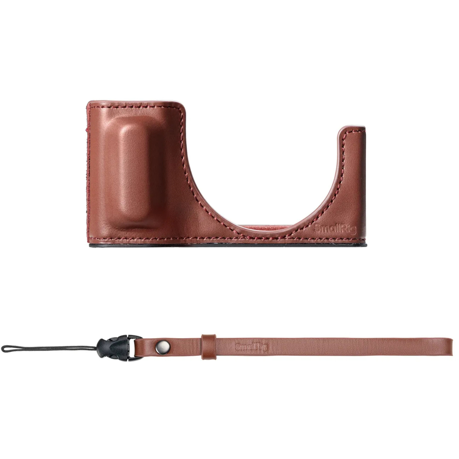 SmallRig Lederhalbtaschen Kit 5678 rot für RICOH GR IV und III