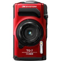 OM System Tough TG-7 rot mit PT-059 Unterwassergehäuse