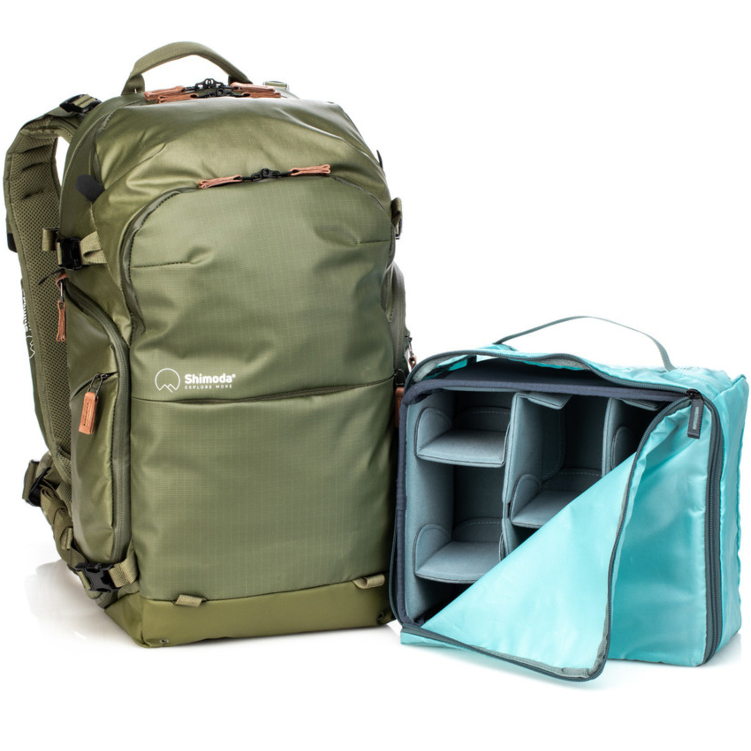 Shimoda Explore V2 25 Starter Kit mit Small Mirrorless Core Unit Armeegrün