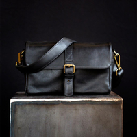 Bronkey Paris Leder Camera Bag Black