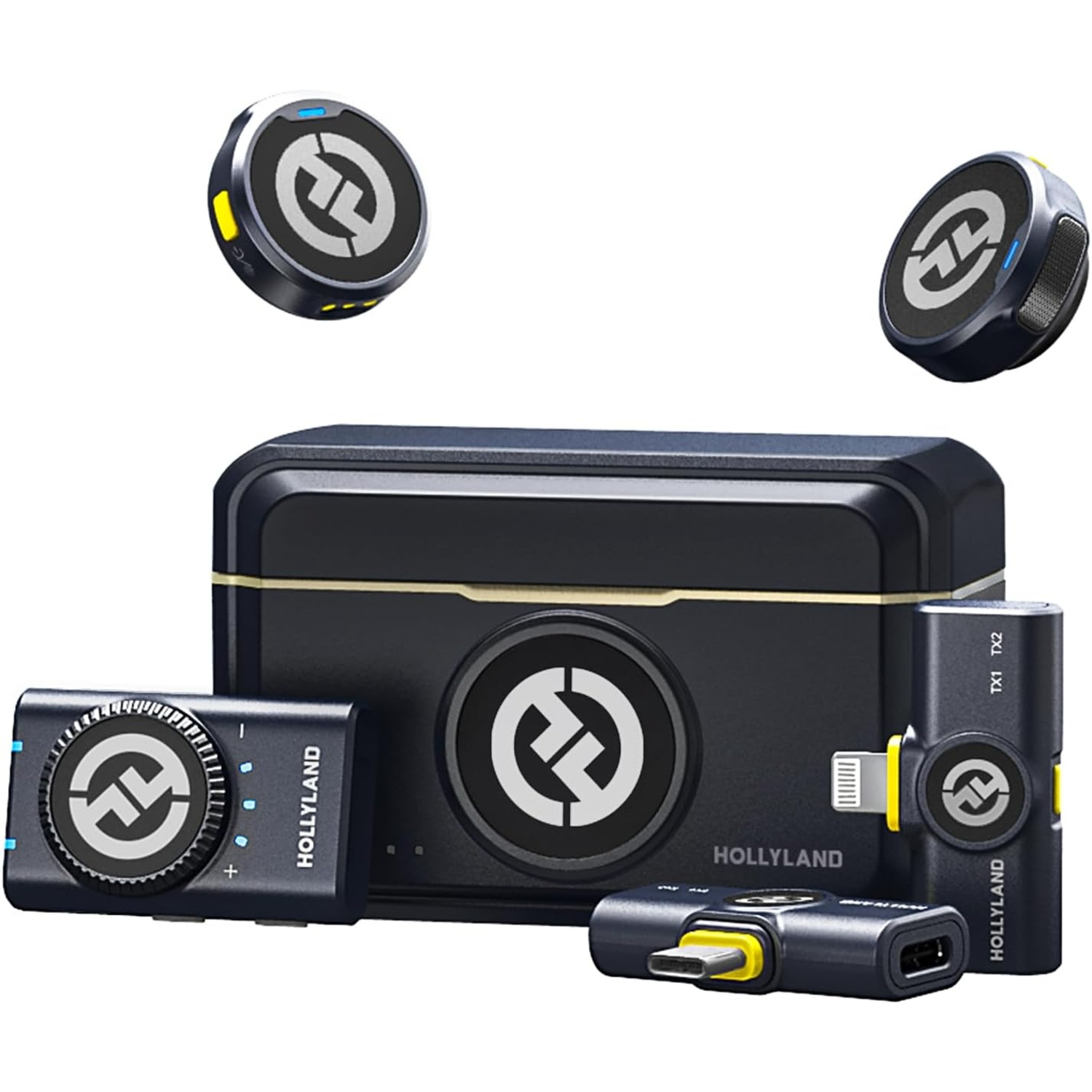 Hollyland LARK M2 Combo Drahtloses Ansteckmikrofon