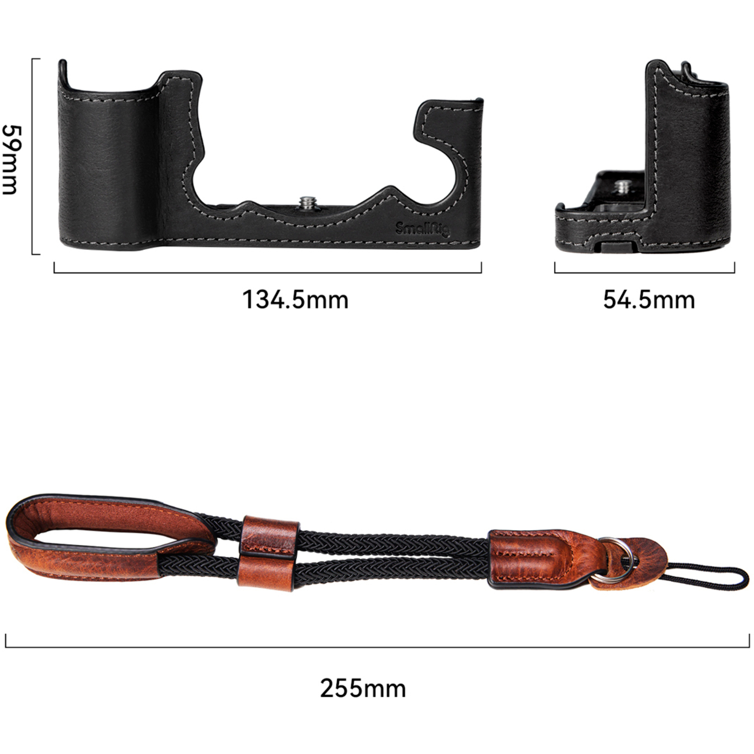 SmallRig Half Case mit Handschlaufe Kit 3927 für Fujifilm X-T5