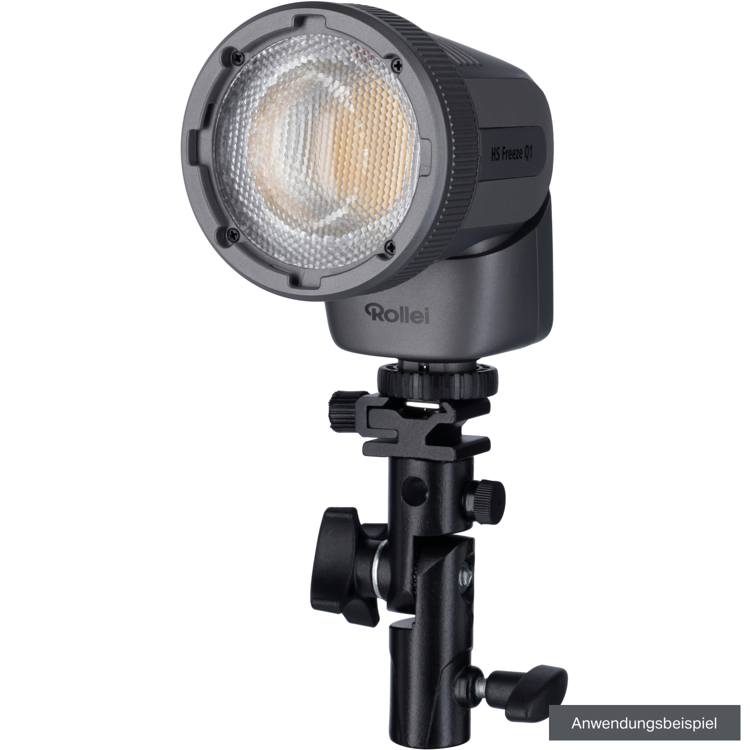 Rollei Blitzneiger mit Schirmhalter für Aufsteckblitze