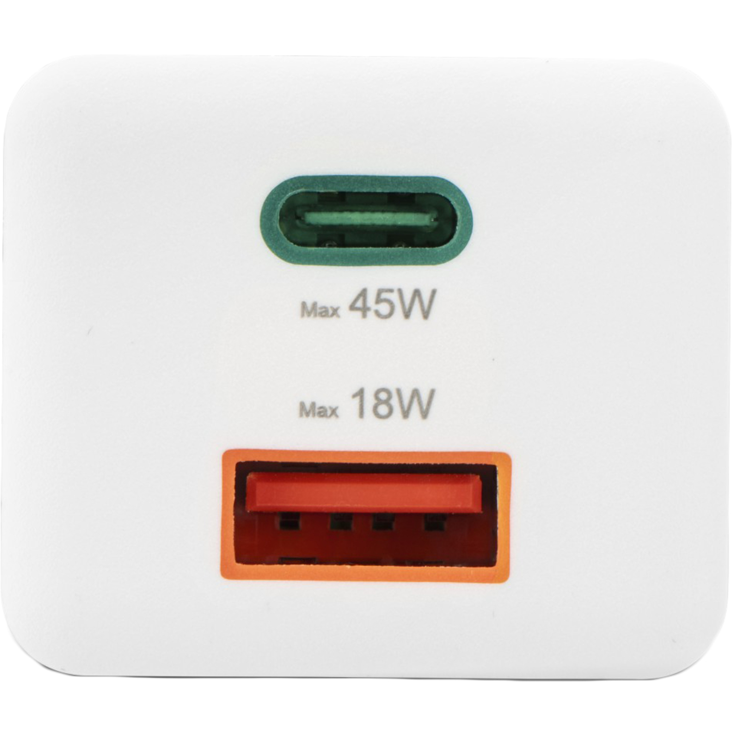 Hama Mini-Schnellladegerät USB-C und USB-A 45W weiß