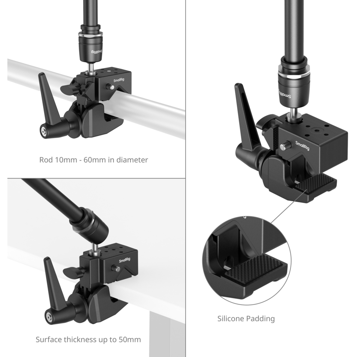 SmallRig Super Clamp mit Magic Arm Kit 4862