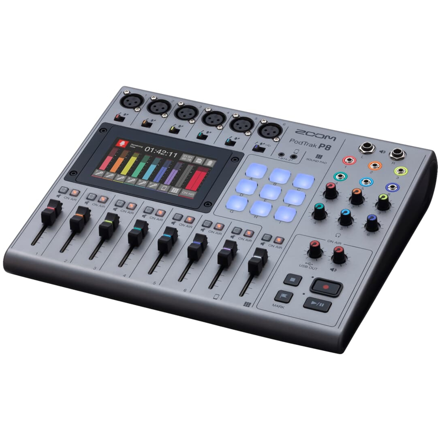 Zoom PodTrak P8 Podcaster Recorder