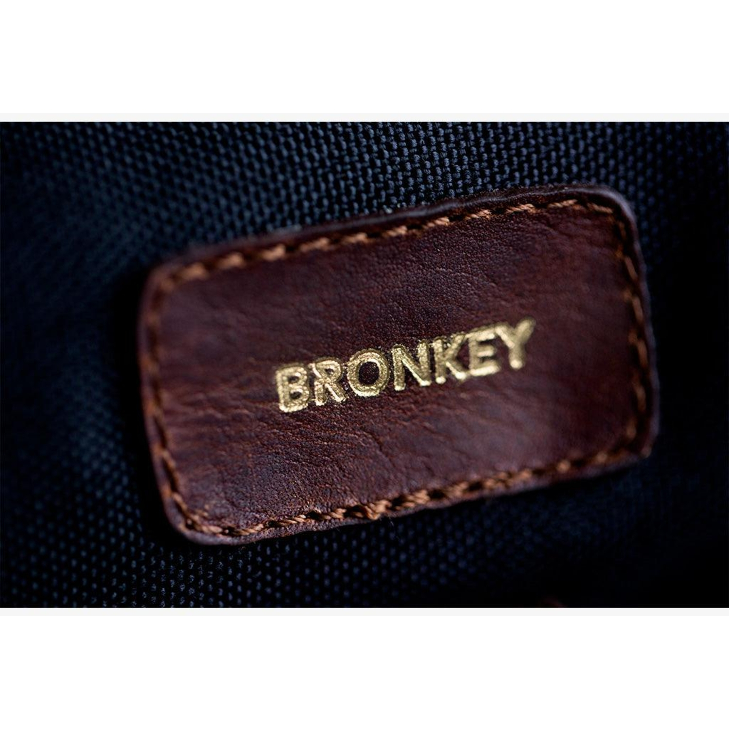 Bronkey Roma Leder Camera Bag Cognac