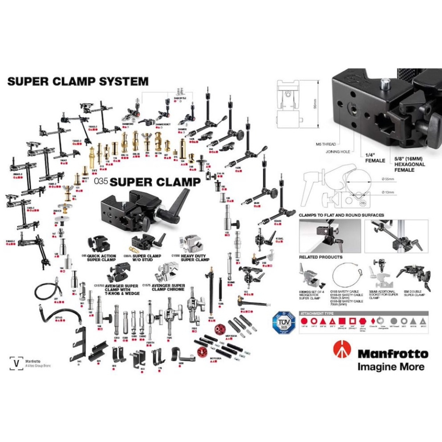 Mia Super Clamp – Super Starke Haarklemme Mit Versteckter Feder & Kontur-Design, 7,6 Cm