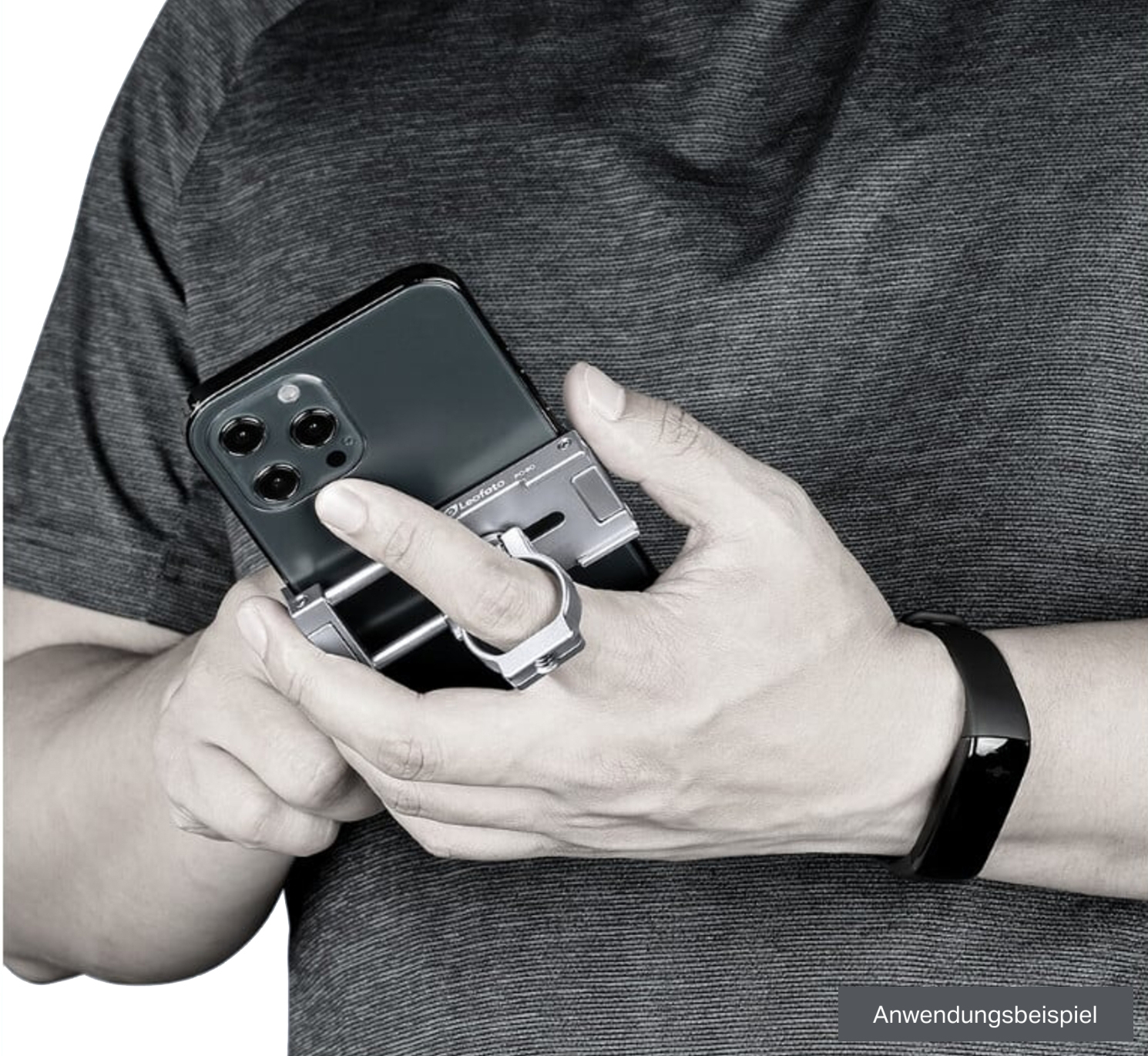 Leofoto Smartphonehalterung PC-60 schwarz