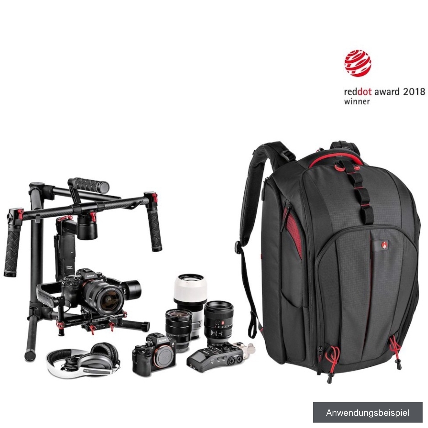 Manfrotto Fotorucksack Pro Light Cinematic Balance schwarz