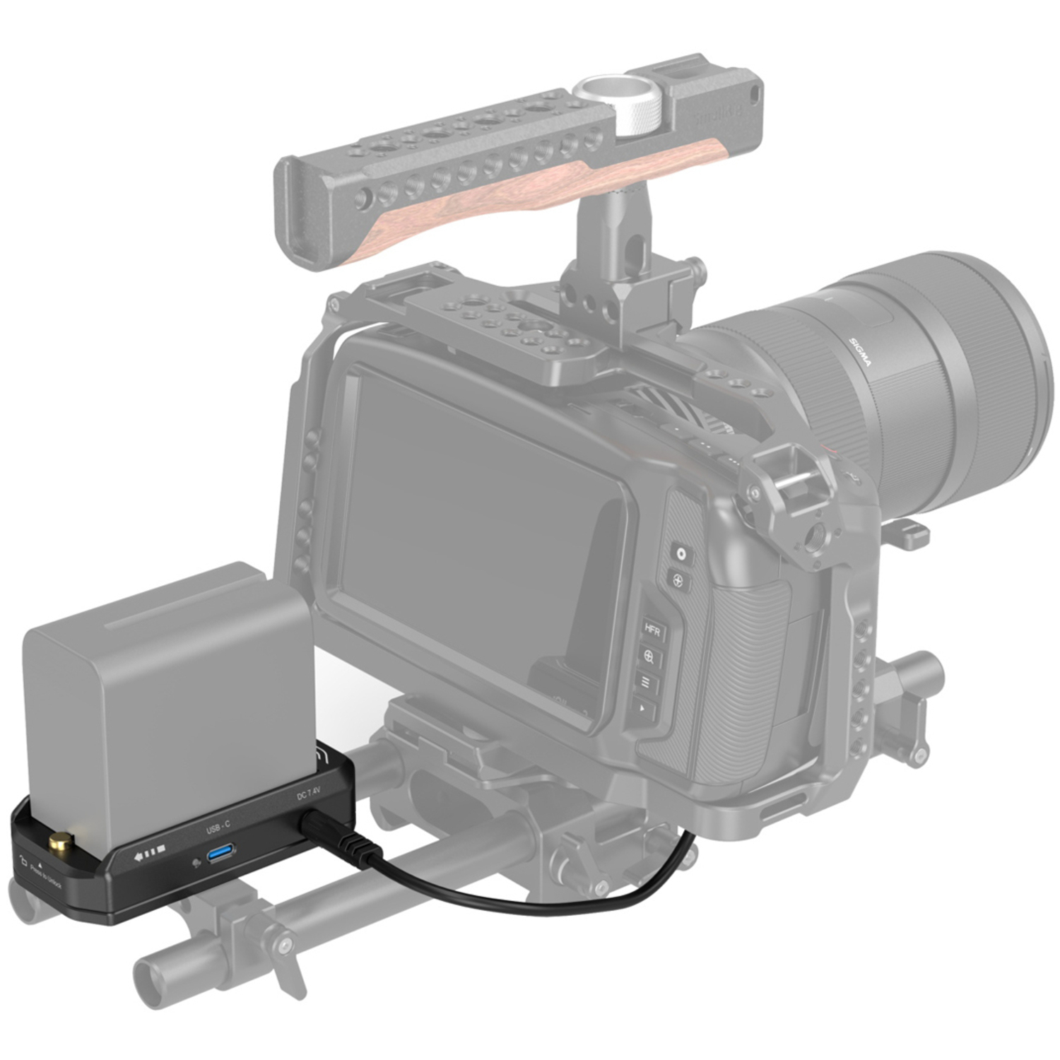 SmallRig Batterieadapter-Montageplattensatz NP-F Advanced Edition 4340