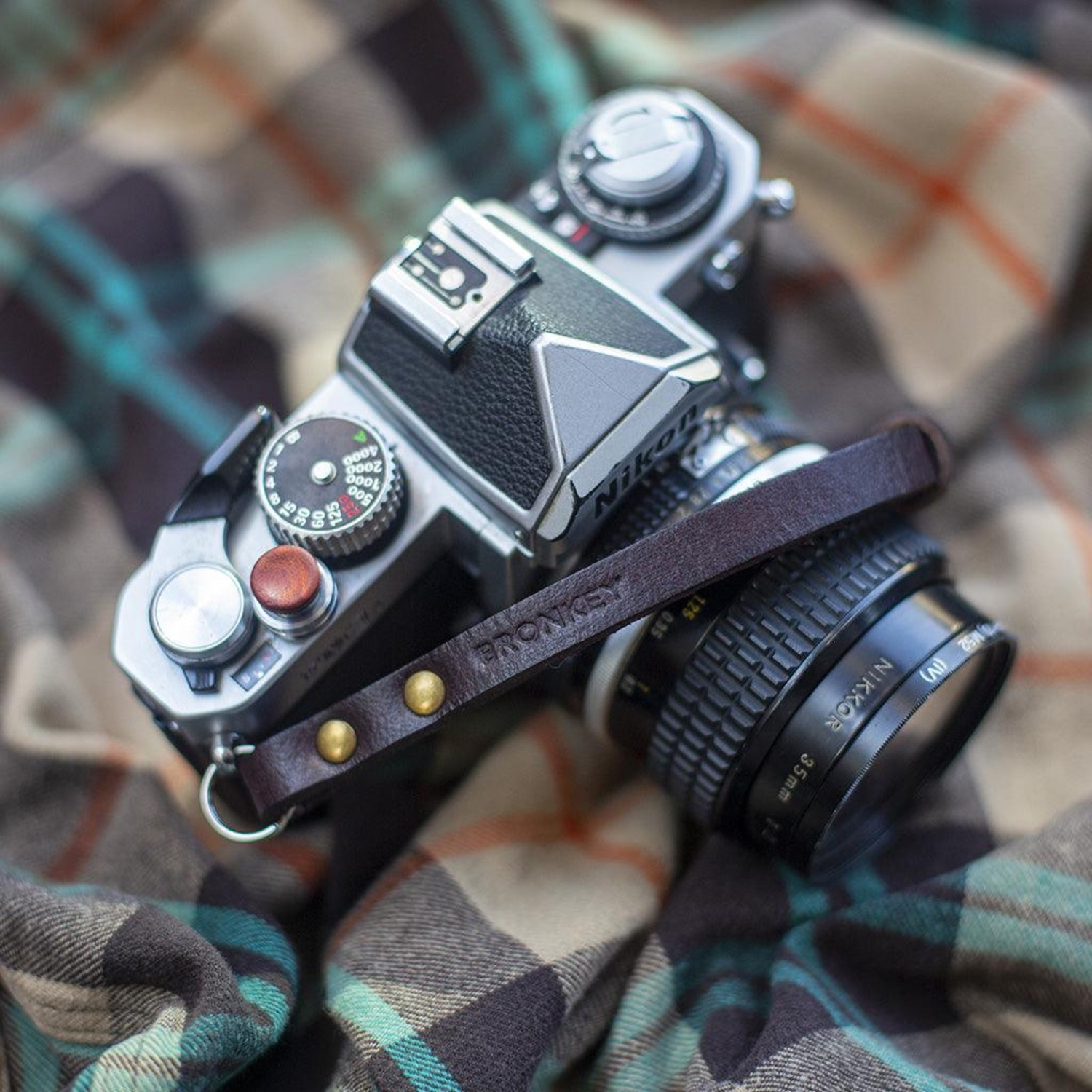 Bronkey Handschlaufe Berlin #202 Leder braun