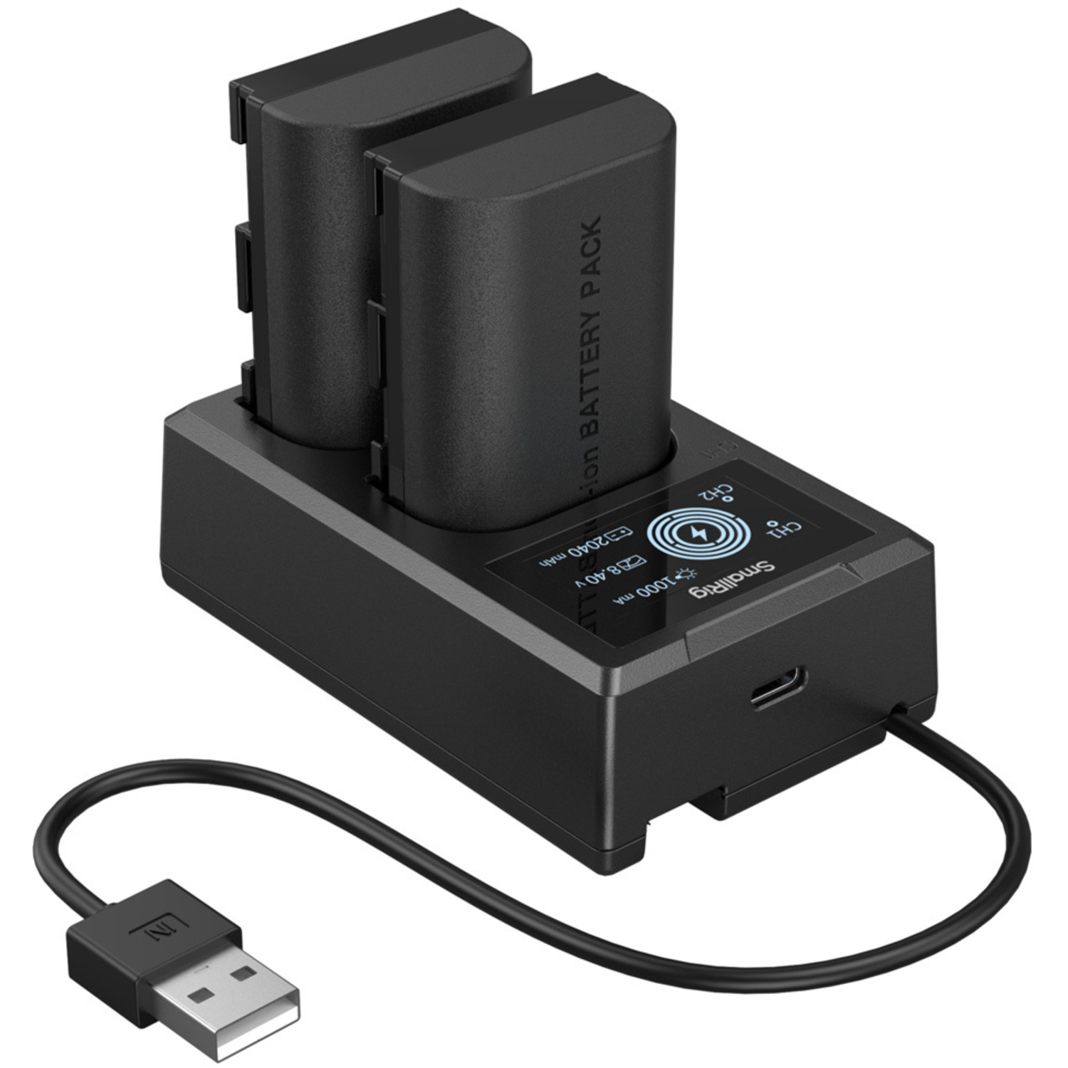 SmallRig Akku und Ladegerät Kit 5409 für Canon EOS R und D