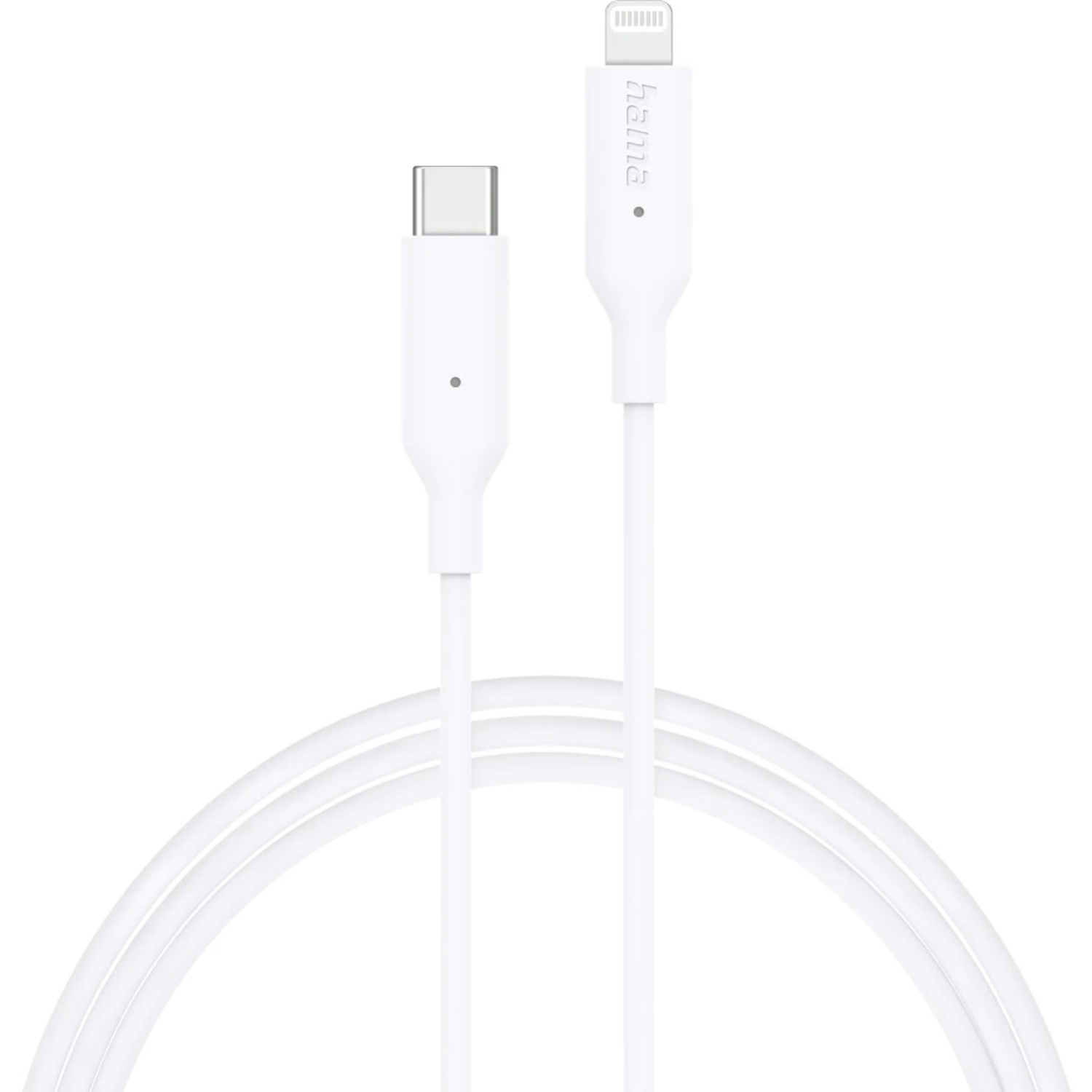Hama Ladekabel USB-C-Lightning 1m Weiß