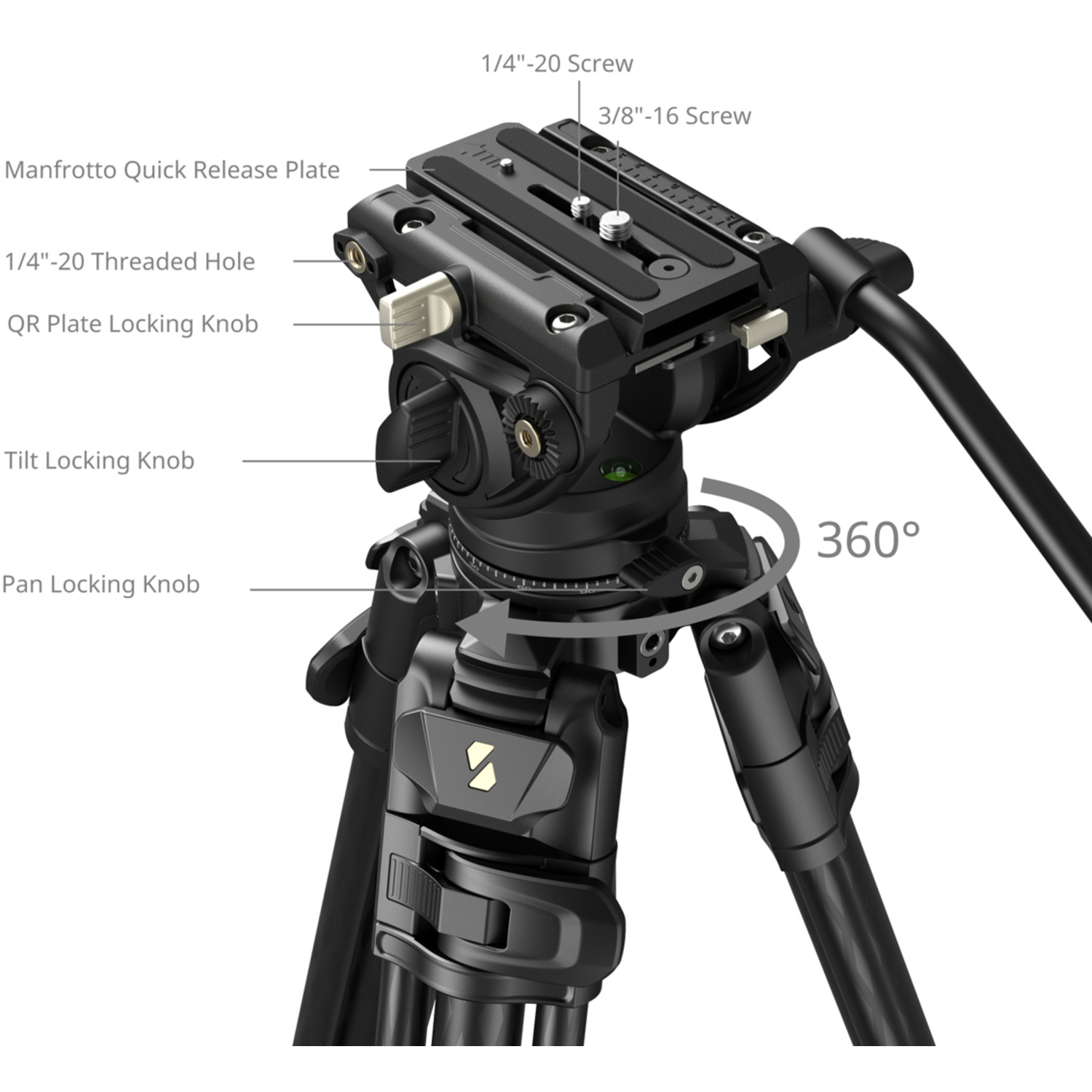 SmallRig Carbon Stativ AD-50 Max 5201