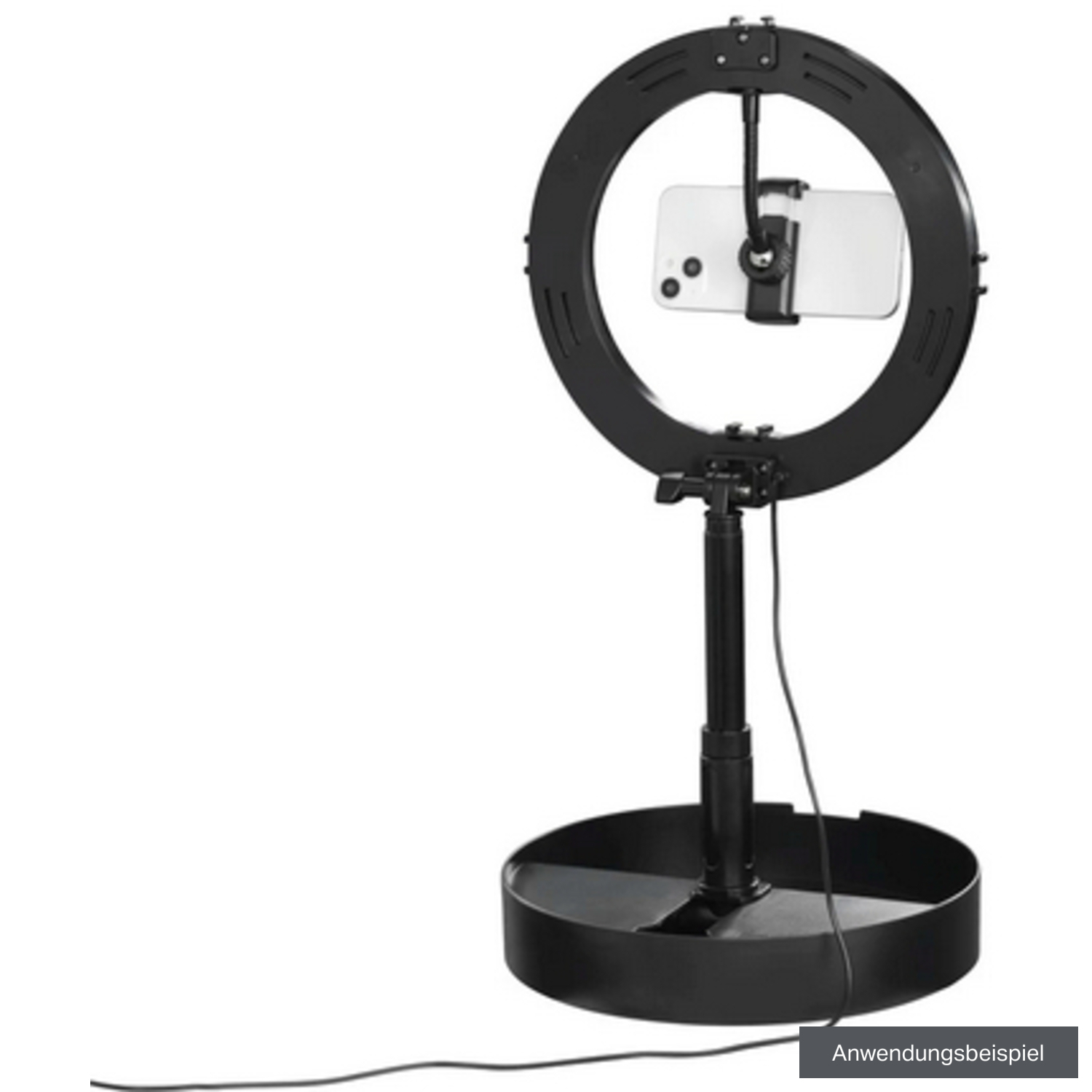 Hama LED-Ringleuchte SpotLight FoldUp 102 II Set für Smartphones