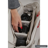 LOULEX x MALEY Umhängetasche XL-Organizer Bag 12,1L beige