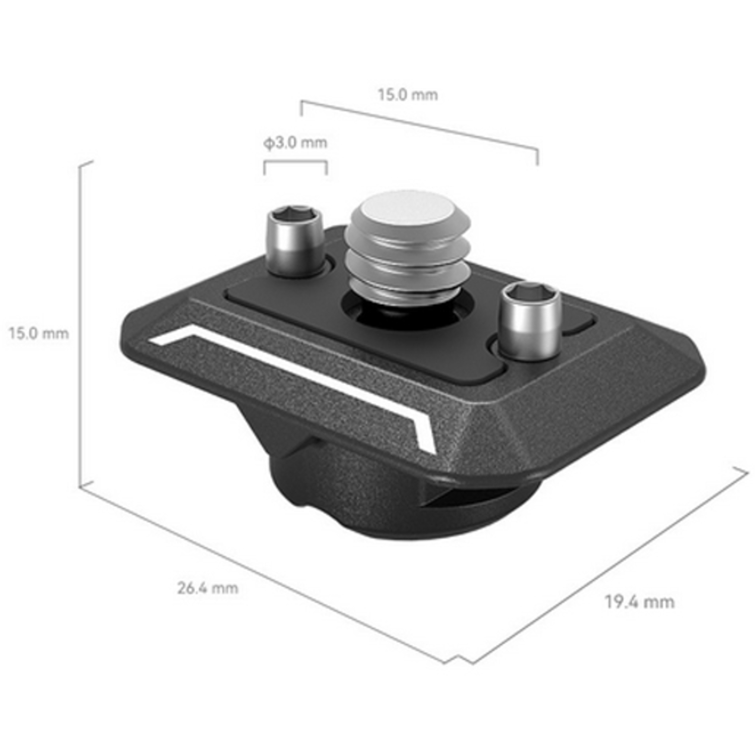 SmallRig Drop-in HawkLock mini Universal Quick Release Top Mount Plate 3730C
