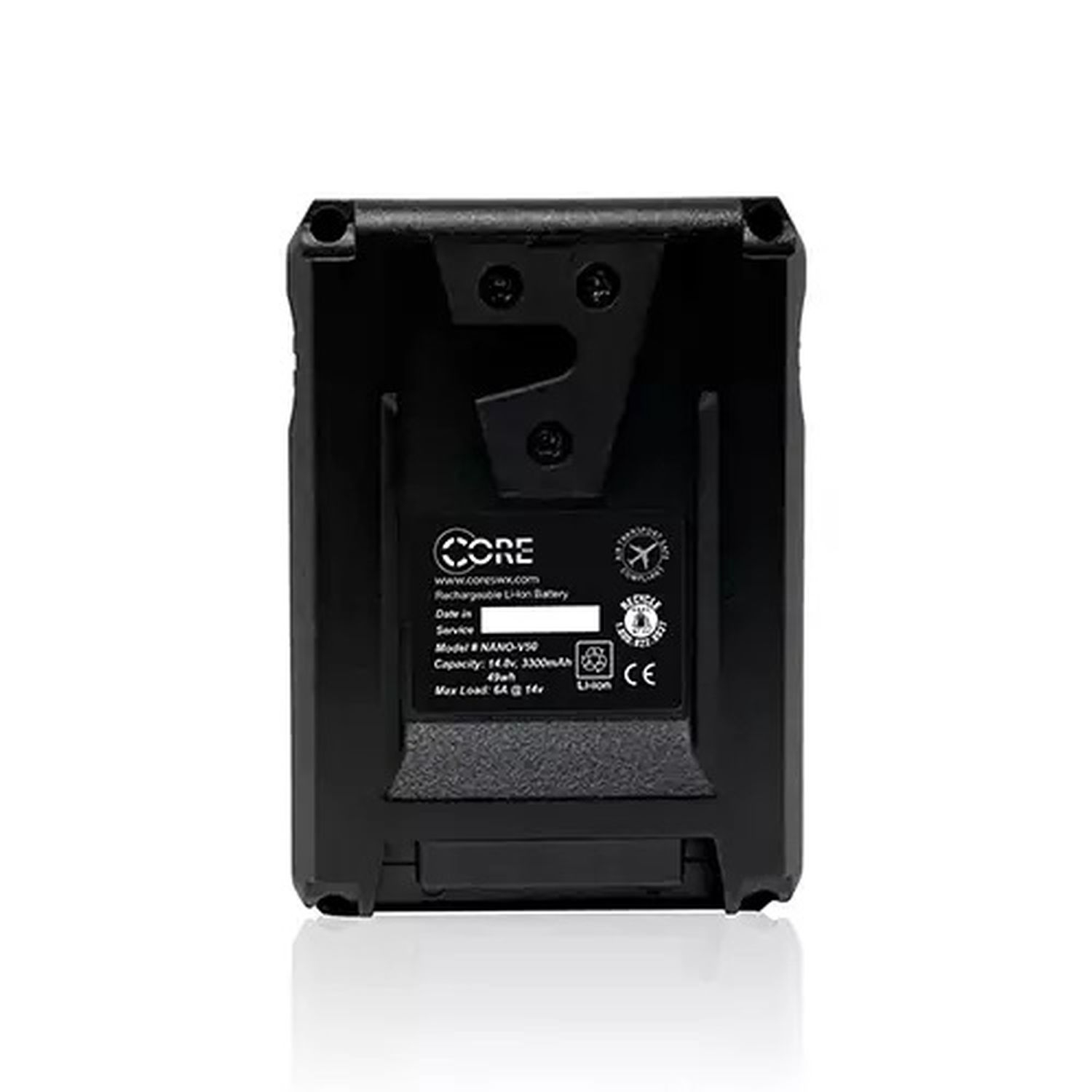 Core SWX NANO-V50 Micro V-Mount Lithium-Ionen Akkupack 49Wh