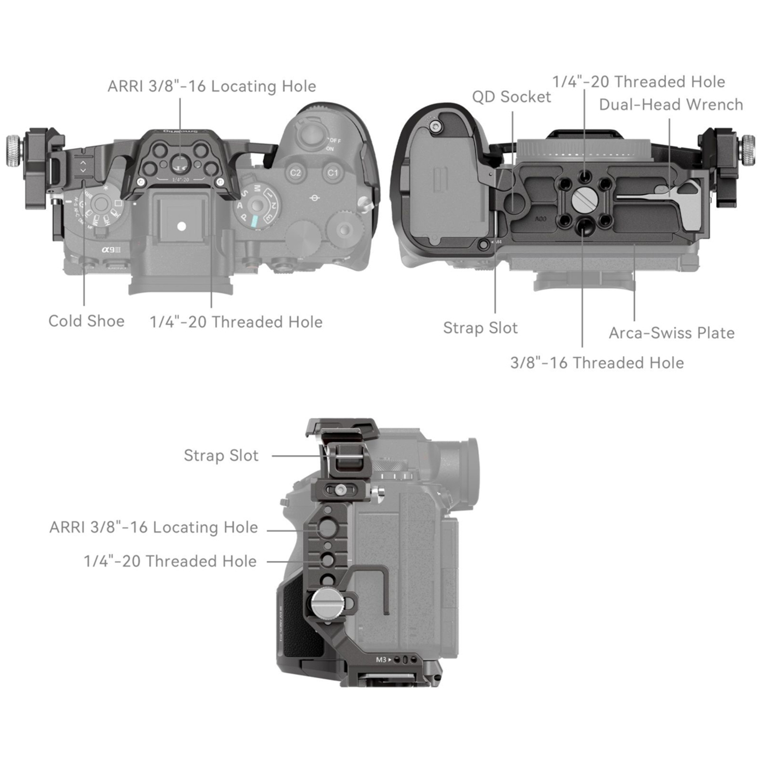 SmallRig Cage 4533 für Sony Alpha 9 III