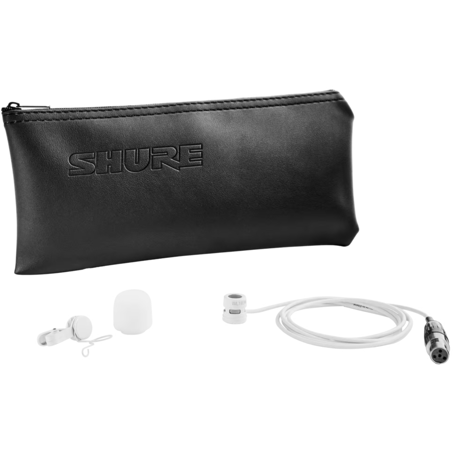 Shure Lavaliermikrofon WL185M mit TA4F-Anschluss weiß