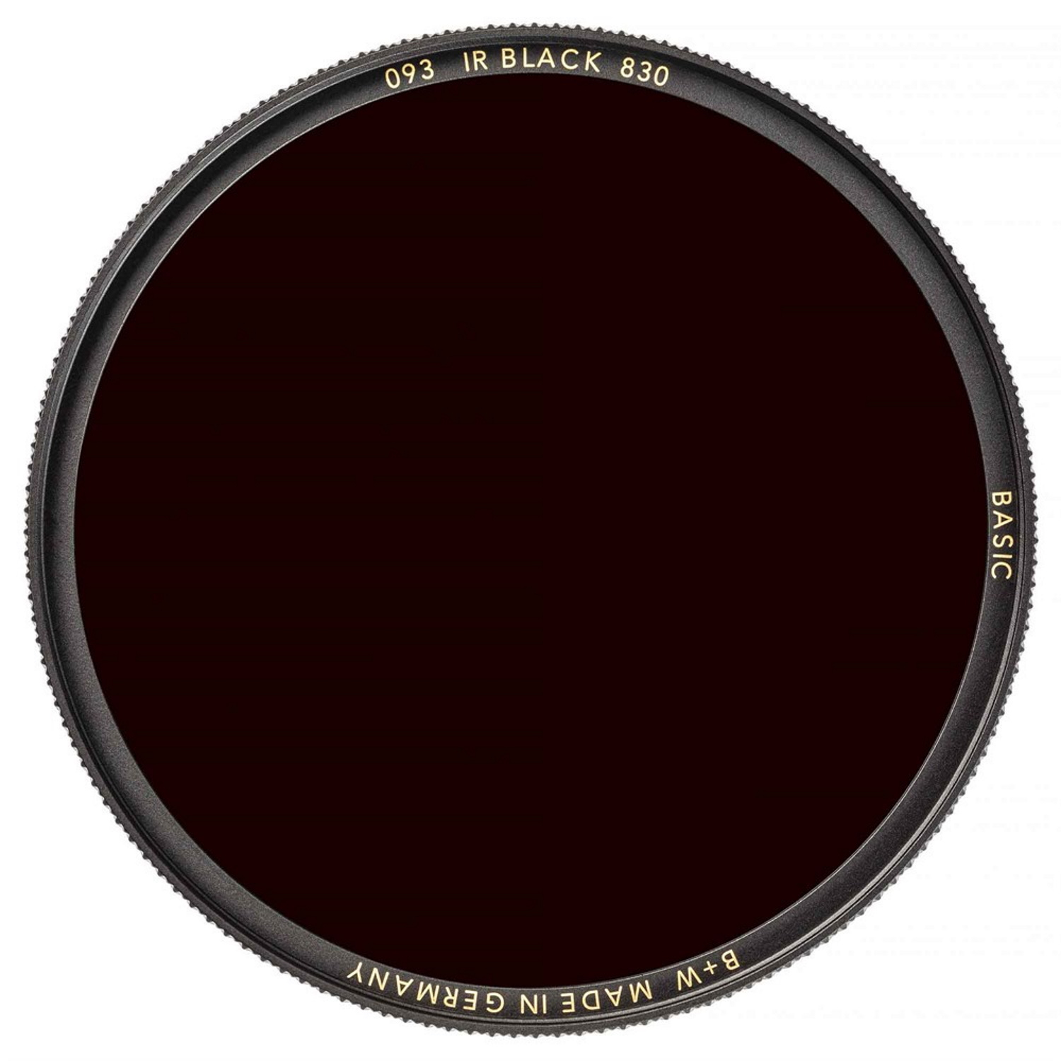 B+W BASIC 093 Infrarotfilter schwarzrot 62 mm