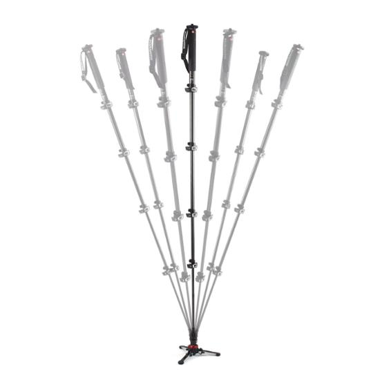 Manfrotto XPRO Video-Einbeinstativ Carbon, 5 Segmente