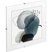 Hama Rahmenloser Bildhalter Clip-Fix Normalglas 20x20cm