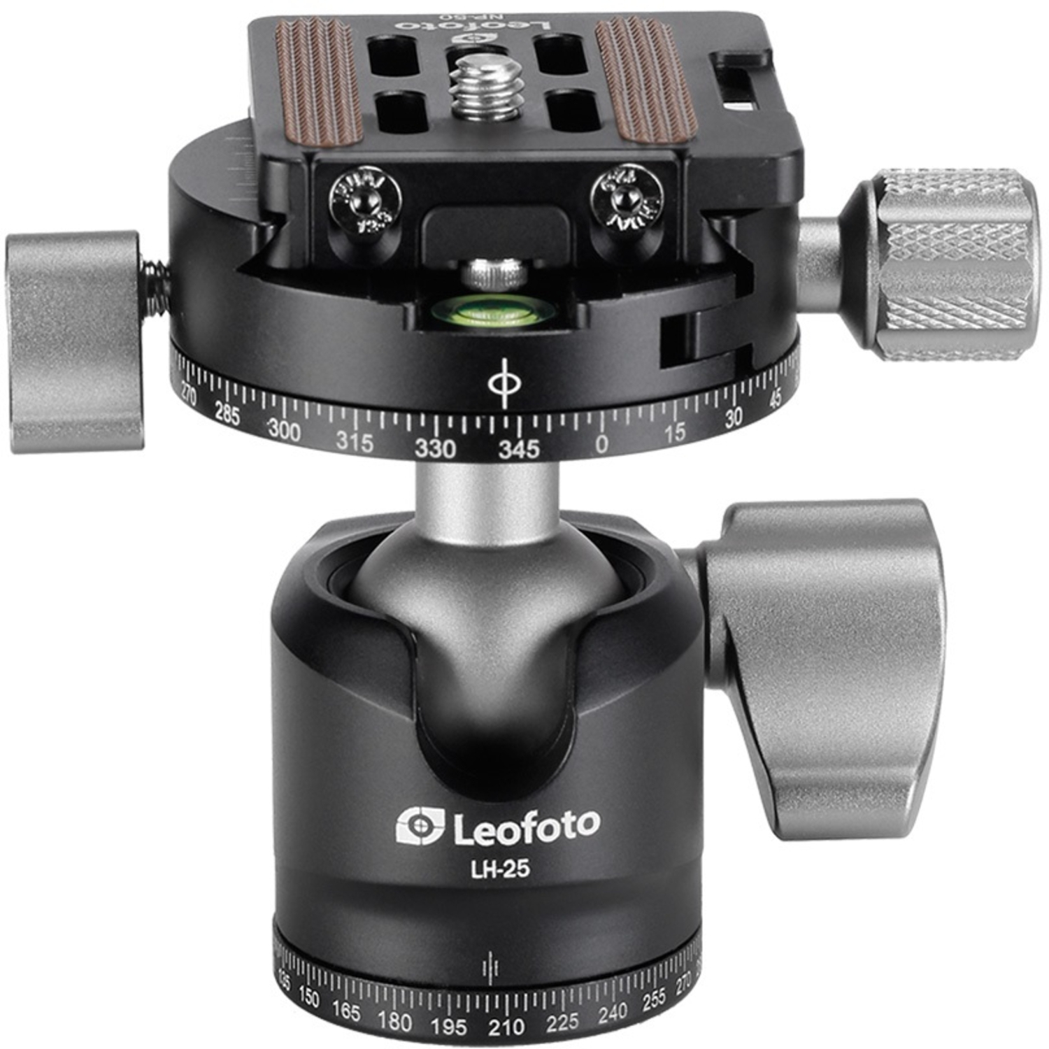 Leofoto Kugelkopf LH-25R mit Schnellwechselplatte NP-50