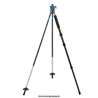 Novoflex Quadro Falt-Wanderstock III, Carbon, Titanal