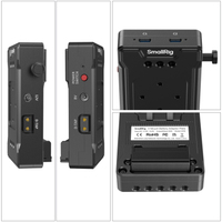 SmallRig V-Mount Batterieadapter-Platte mit doppelter Stabklemme 3498B