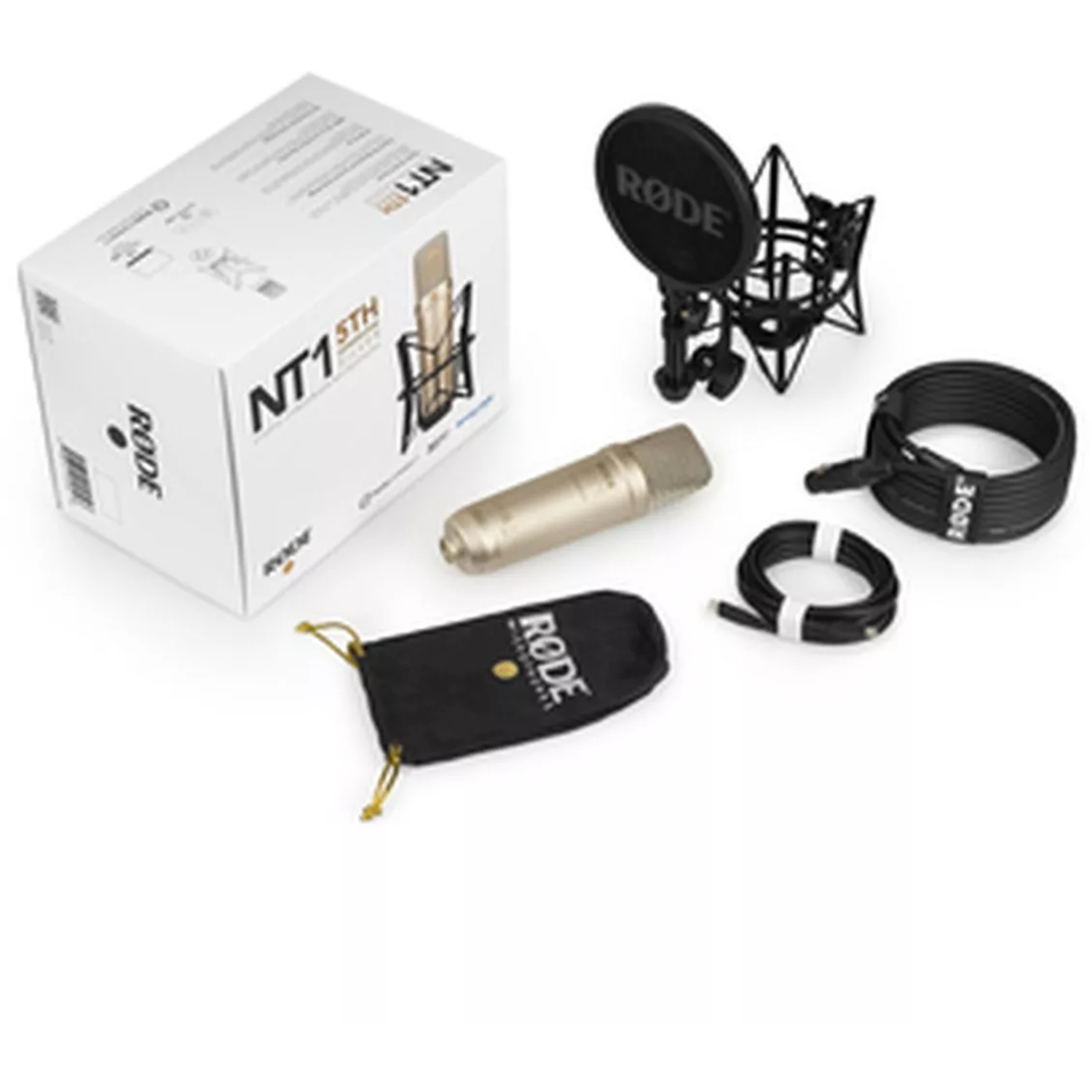 Rode NT1 5th Generation, silber, Großmembran-Kondensatormikrofon