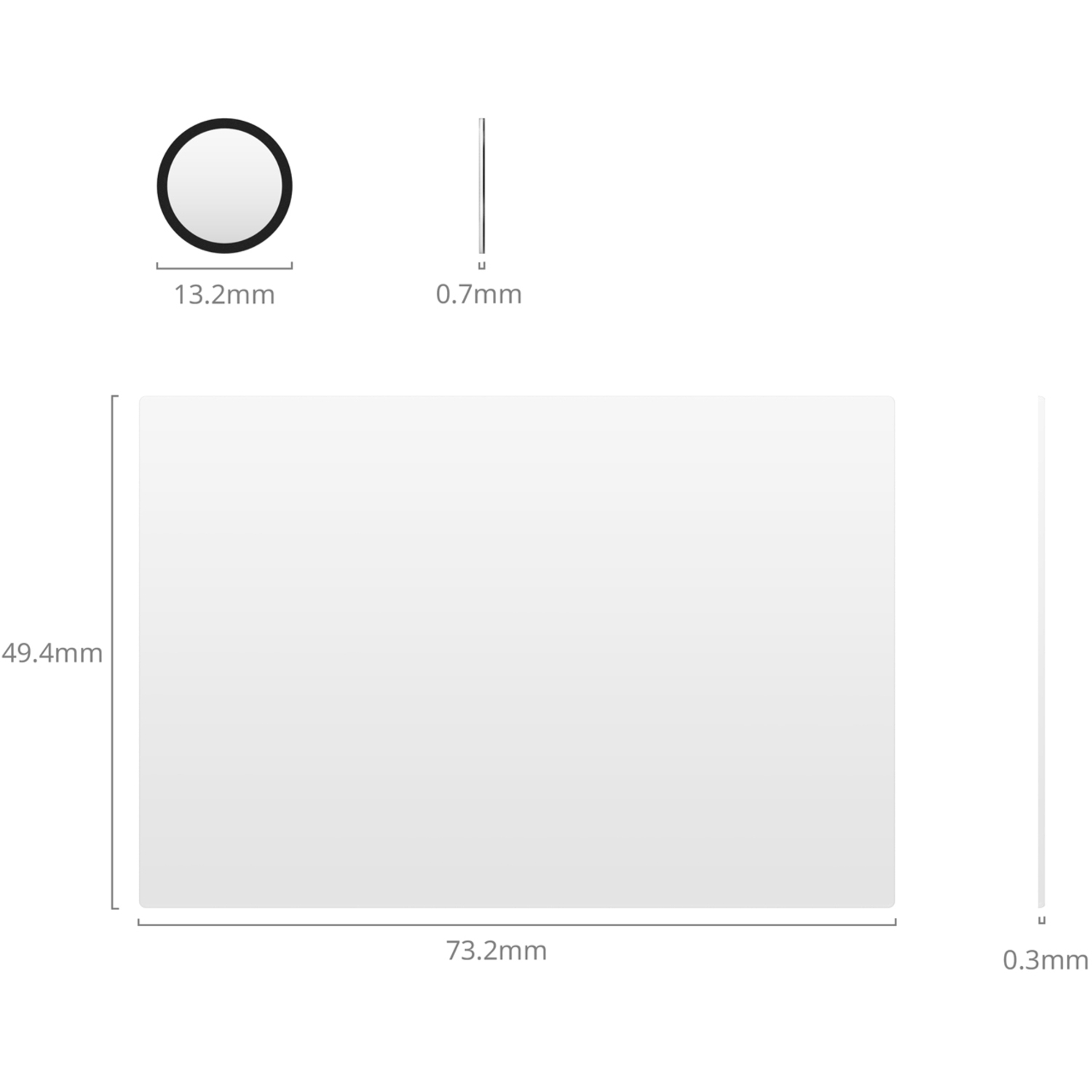 SmallRig Displayschutzglas 5988 für Fujifilm X-E5