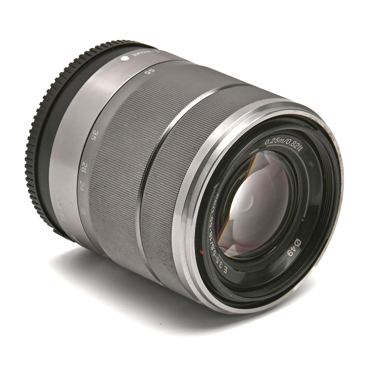Sony SEL 18-55mm/ 3,5-5,6 E-Bajonett silber gebraucht