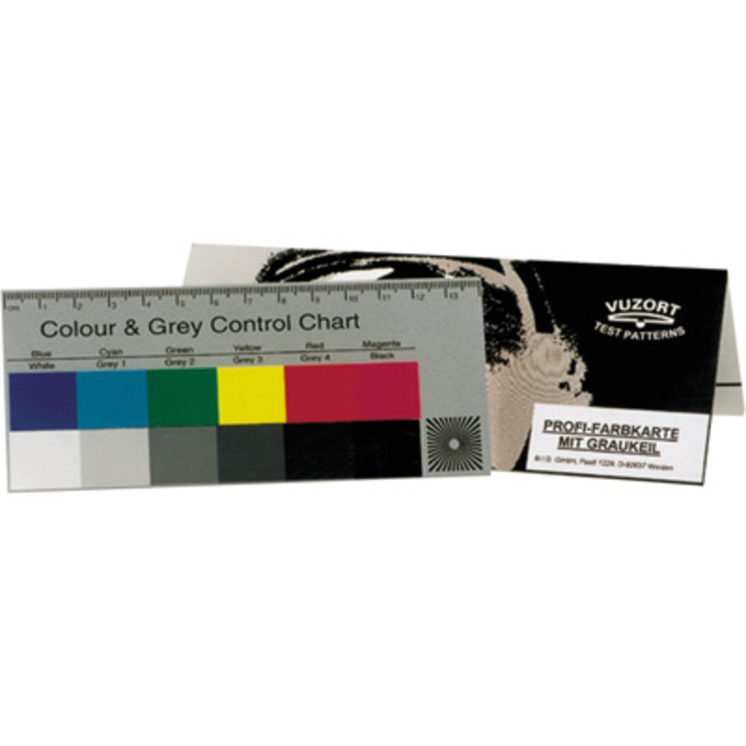 B.I.G. Profi Farb- und Graukarte 142 x 60mm