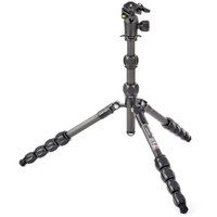 3 Legged Thing Pro 2.0 LEO Reisestativ mit Kugelkopf AirHed Pro LV Black Darkness