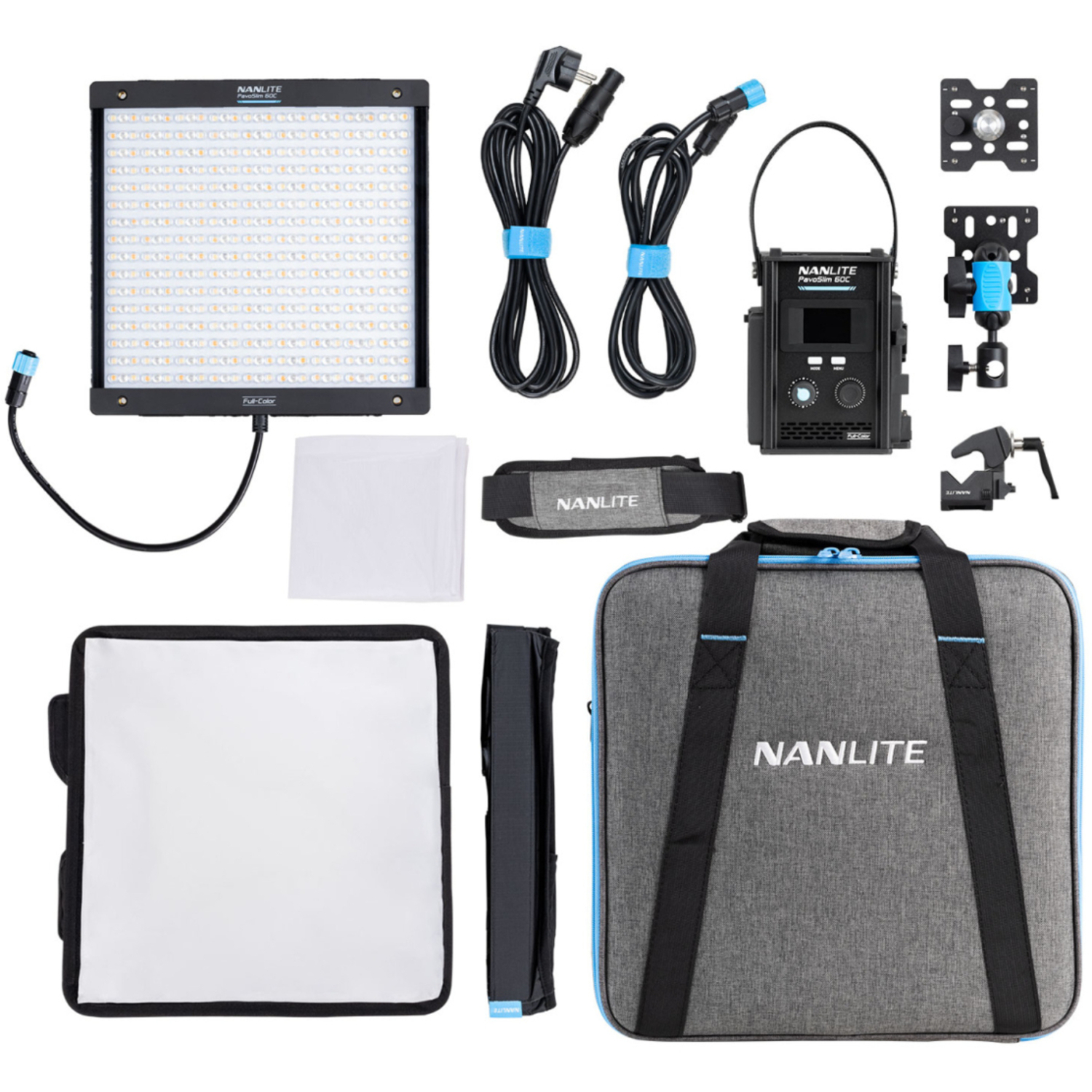 Nanlite Multifunktions-Flächenleuchte PavoSlim 60C Full-Color
