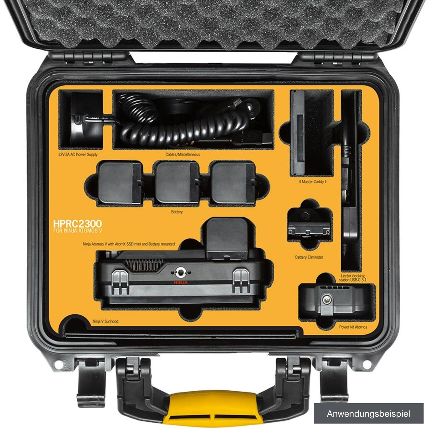 HPRC Koffer 2300 für Atomos Ninja V 