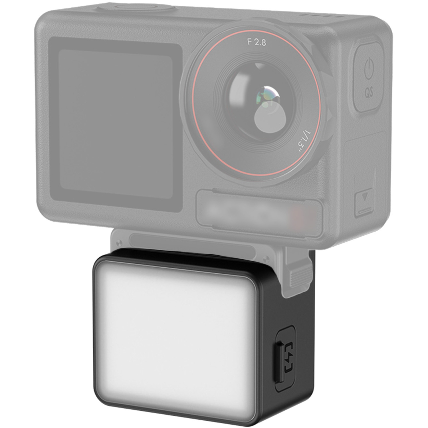 JJC Mini LED-Leuchte LED-OA für DJI Osmo Action 5 Pro, 4 und 3