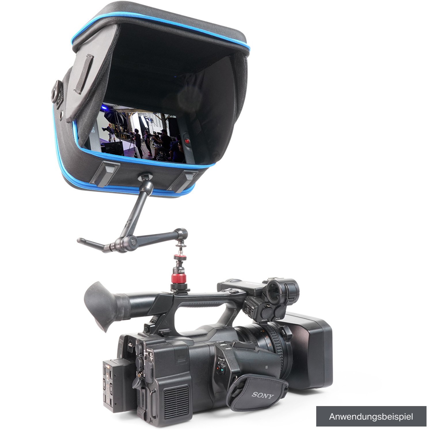 Orca OR-142 Hartschalen-Monitortasche mit integrierter Haube für 7 Zoll LCD-Monitore