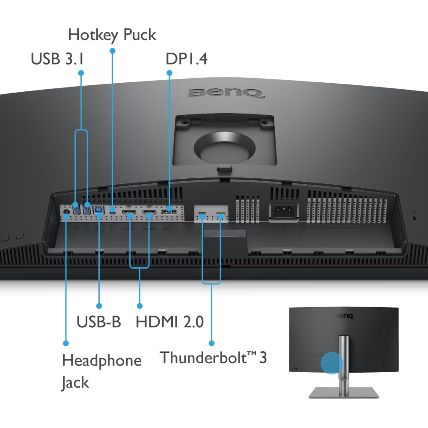 BenQ PD2725U 27" 4K-UHD DesignVu-Monitor schwarz
