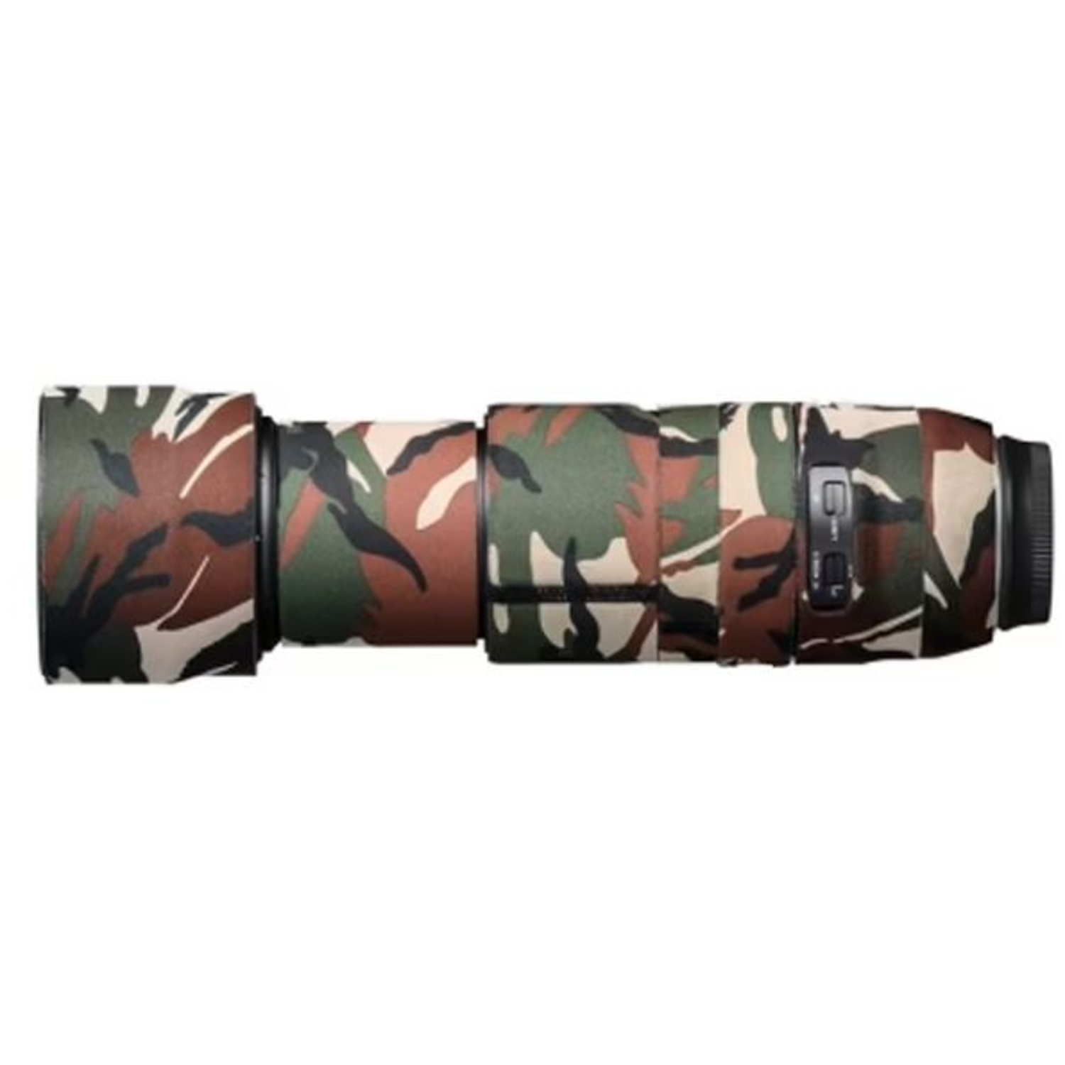easyCover Lens Oak Objektivschutz für Tamron 100-400mm F4.5-6.3 Di VC USD (Model A035) Grün Camouflage