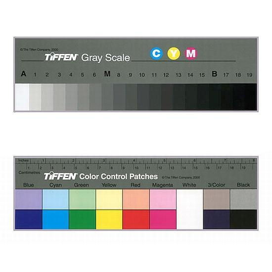 Tiffen Farbauszugtafel mit Graukeil 20 cm (Q-13)