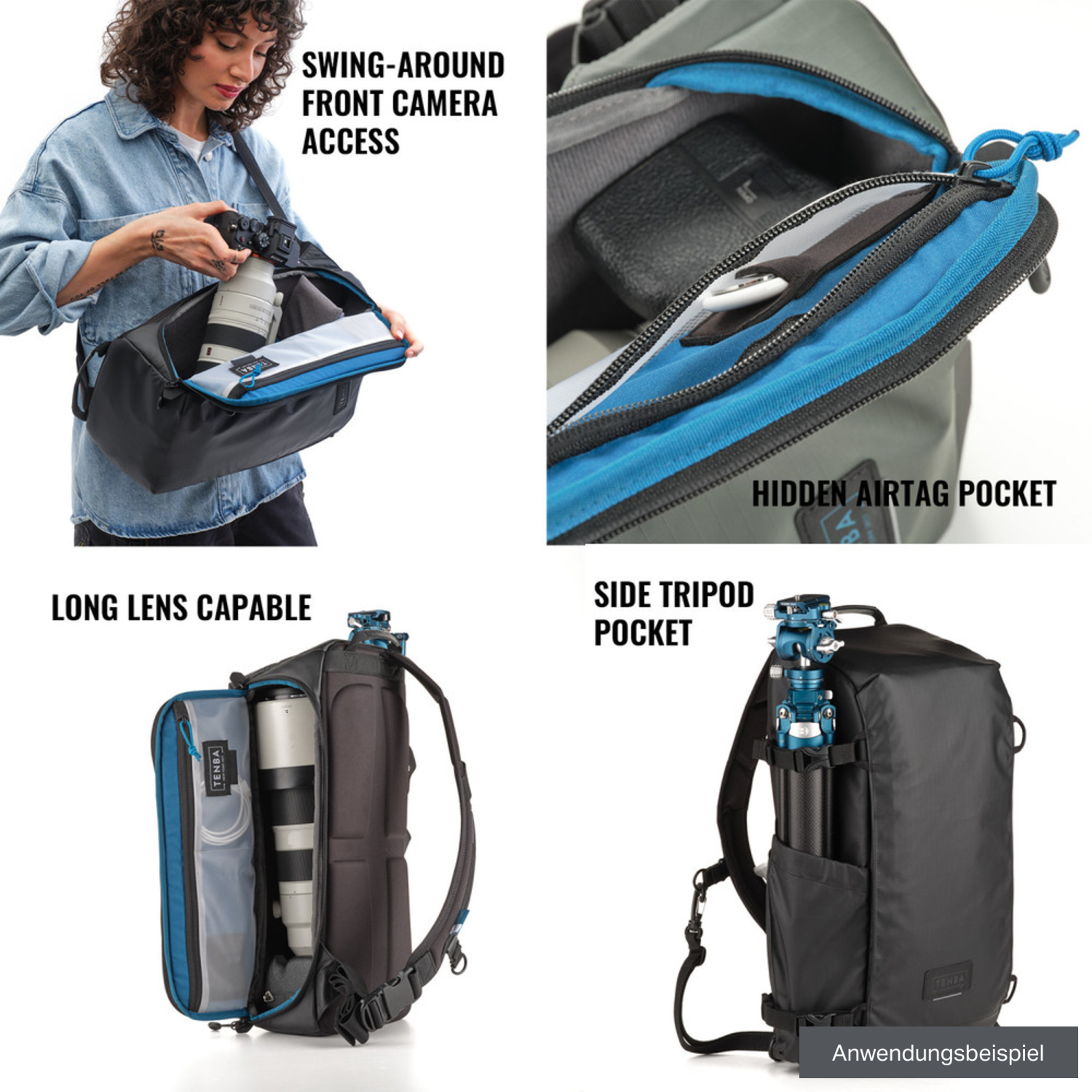 Tenba Solstice v2 16L Sling Bag schwarz
