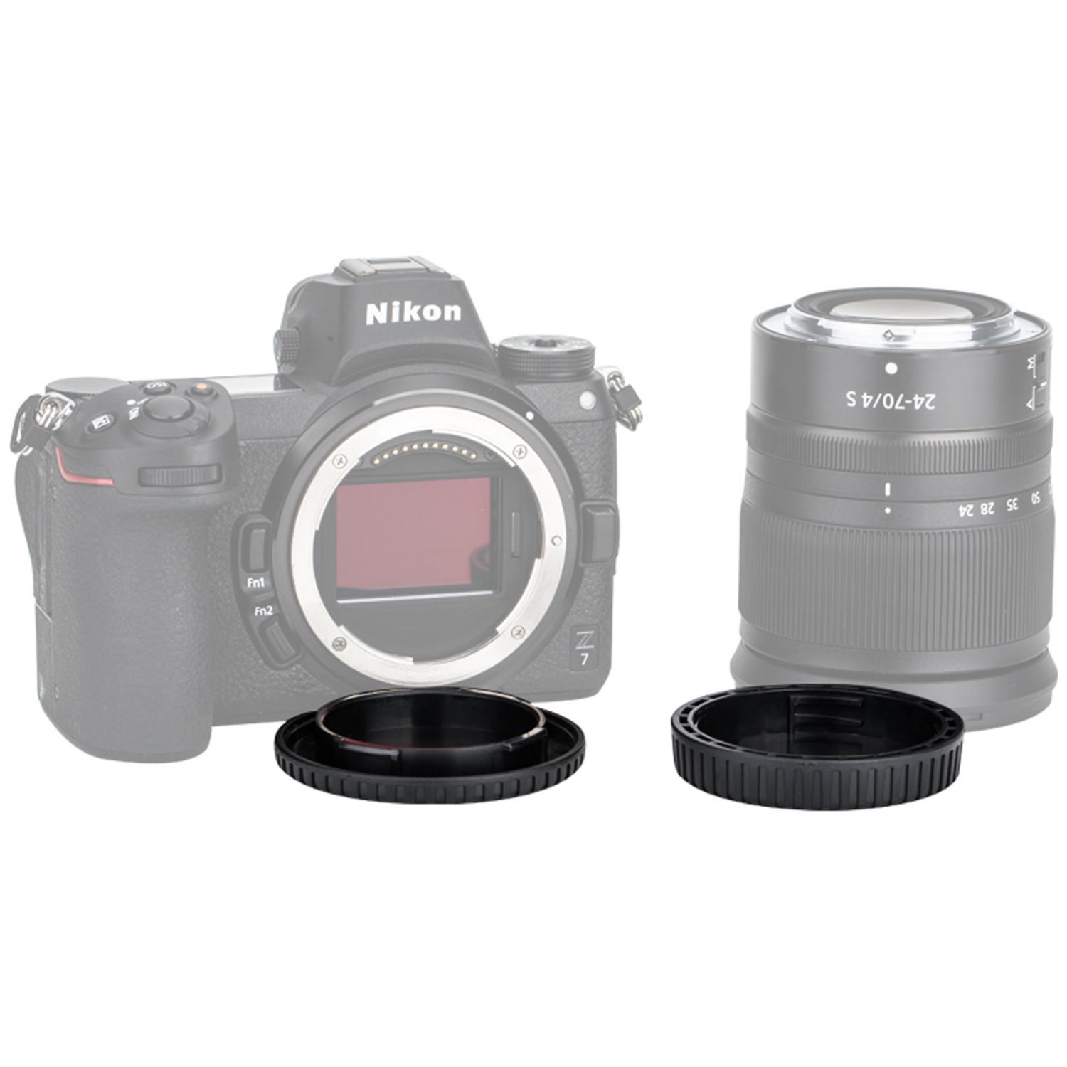 B.I.G. Gehäuse-/Objektivrückdeckel Set Nikon Z