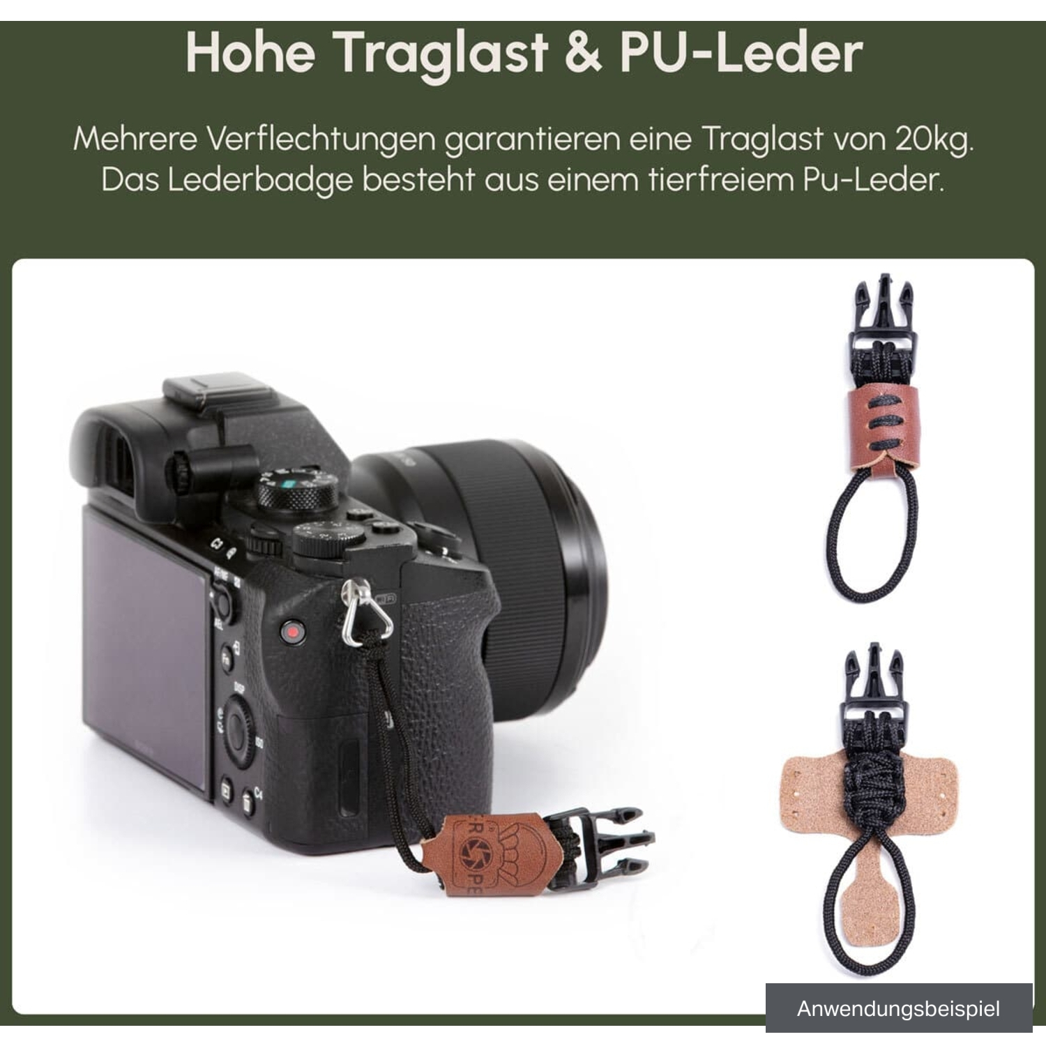 C-Rope Handschlaufe Claw Silent Black