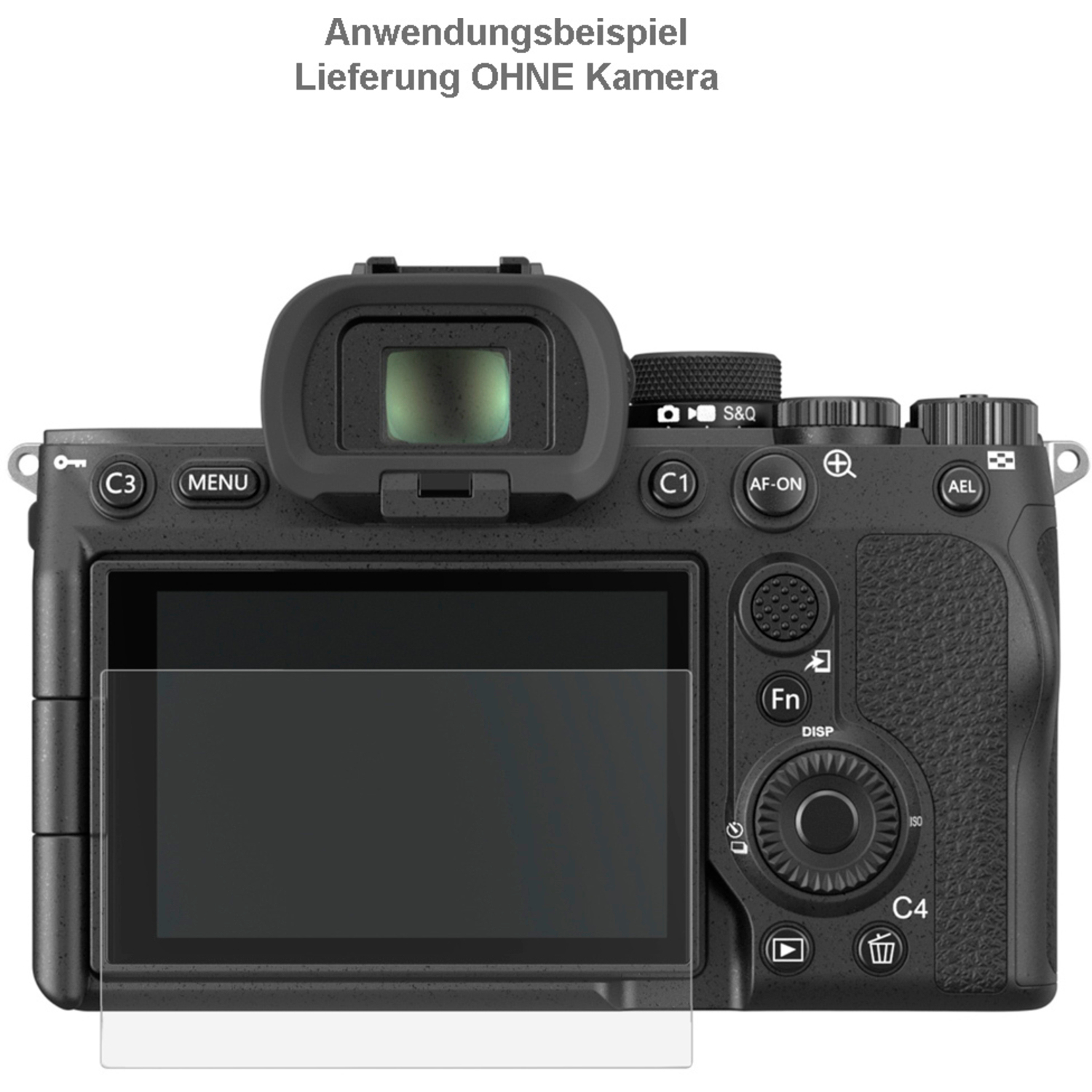 SmallRig 3750B Displayschutzfolie für Sony Alpha 6700 / ZV-E1 / Alpha 7 IV