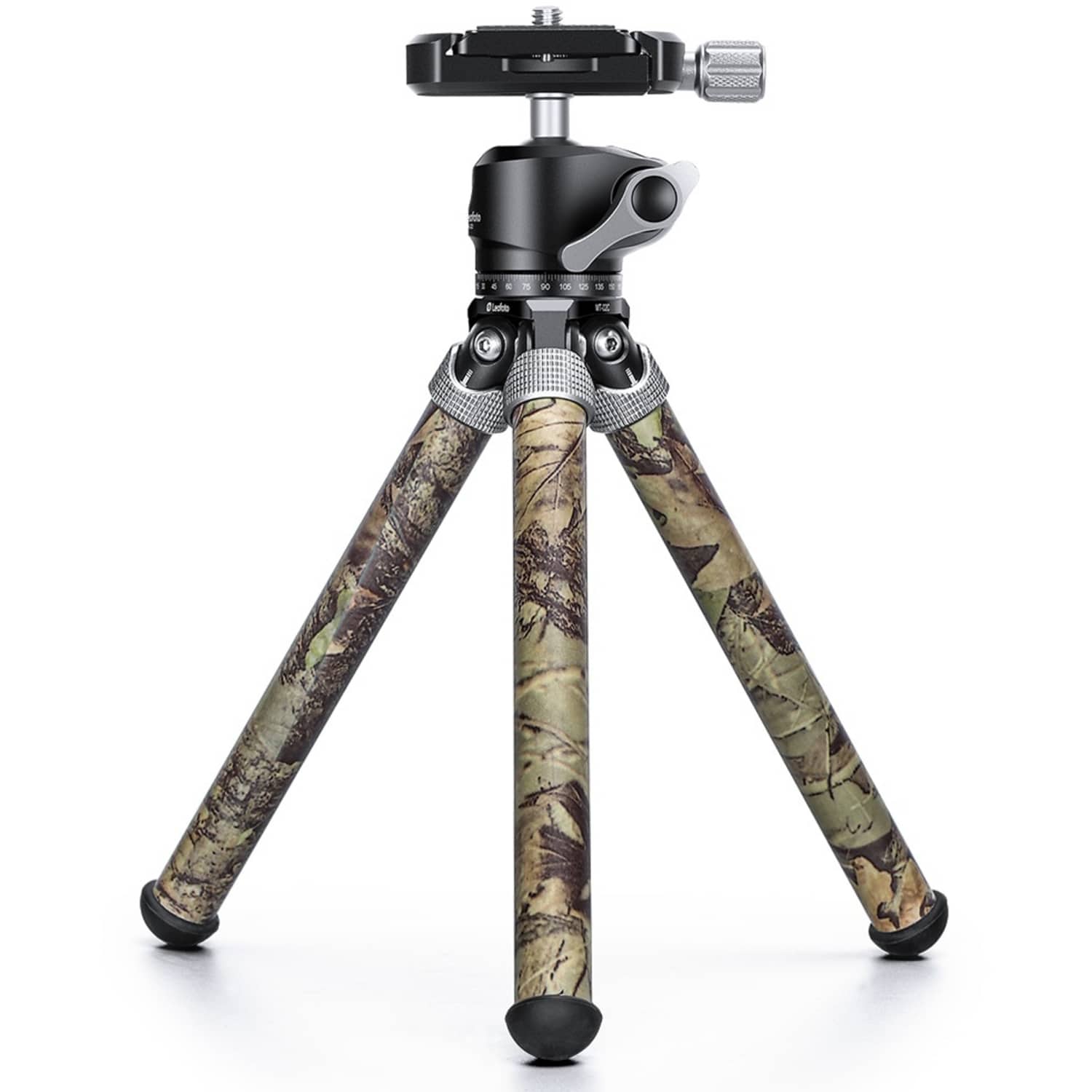 Leofoto Tischstativ MT-02C mit Kopf LH-22 Camouflage