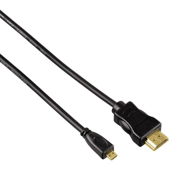 Hama HDMI Kabel Typ A auf Typ D (micro) 2m